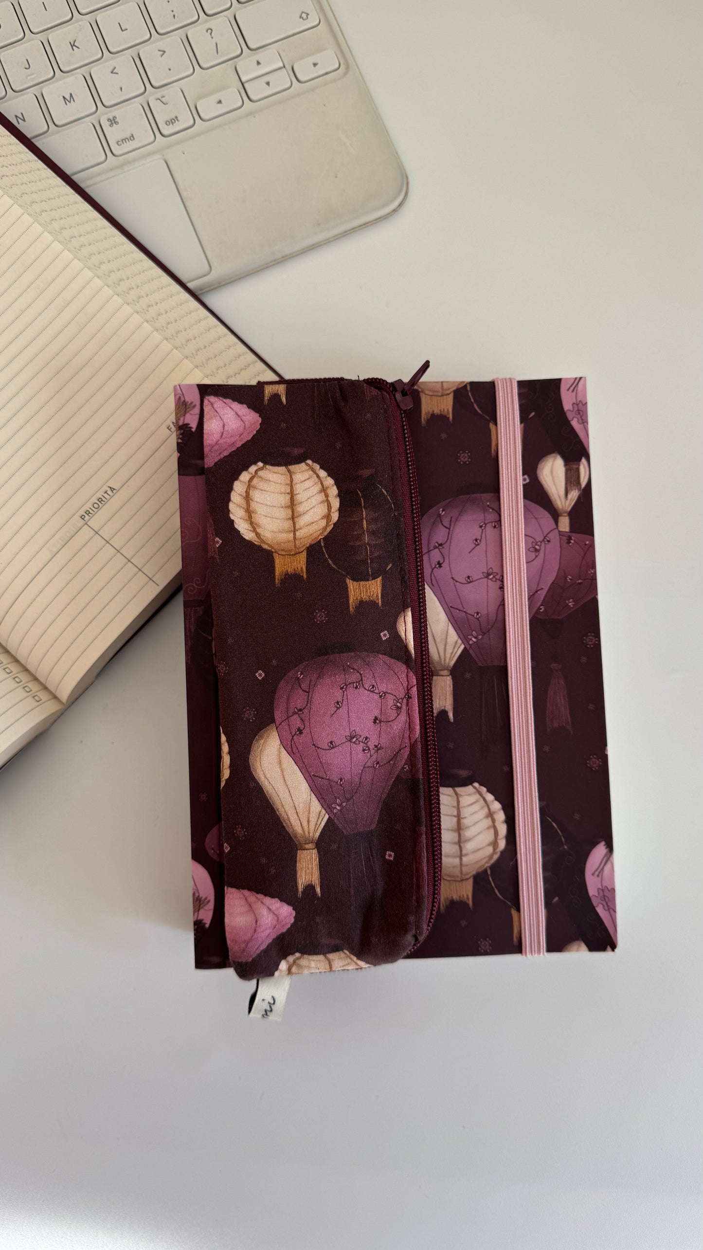 Astuccio con elastico per agende Pocket (mini mini) No per formato A5 - Lanterne