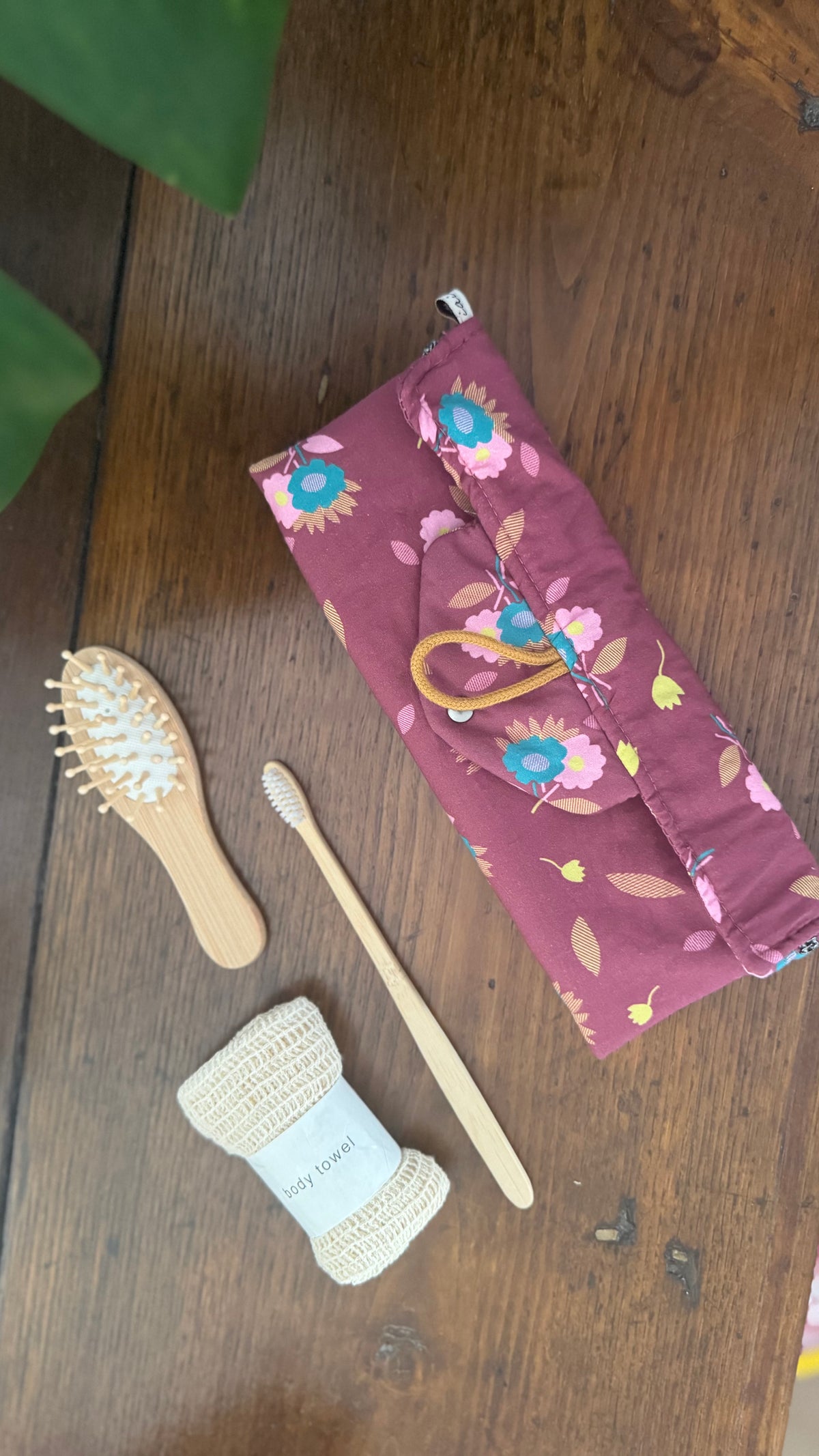 Beauty Burrito - Floral Burgundy (Hanbok)
