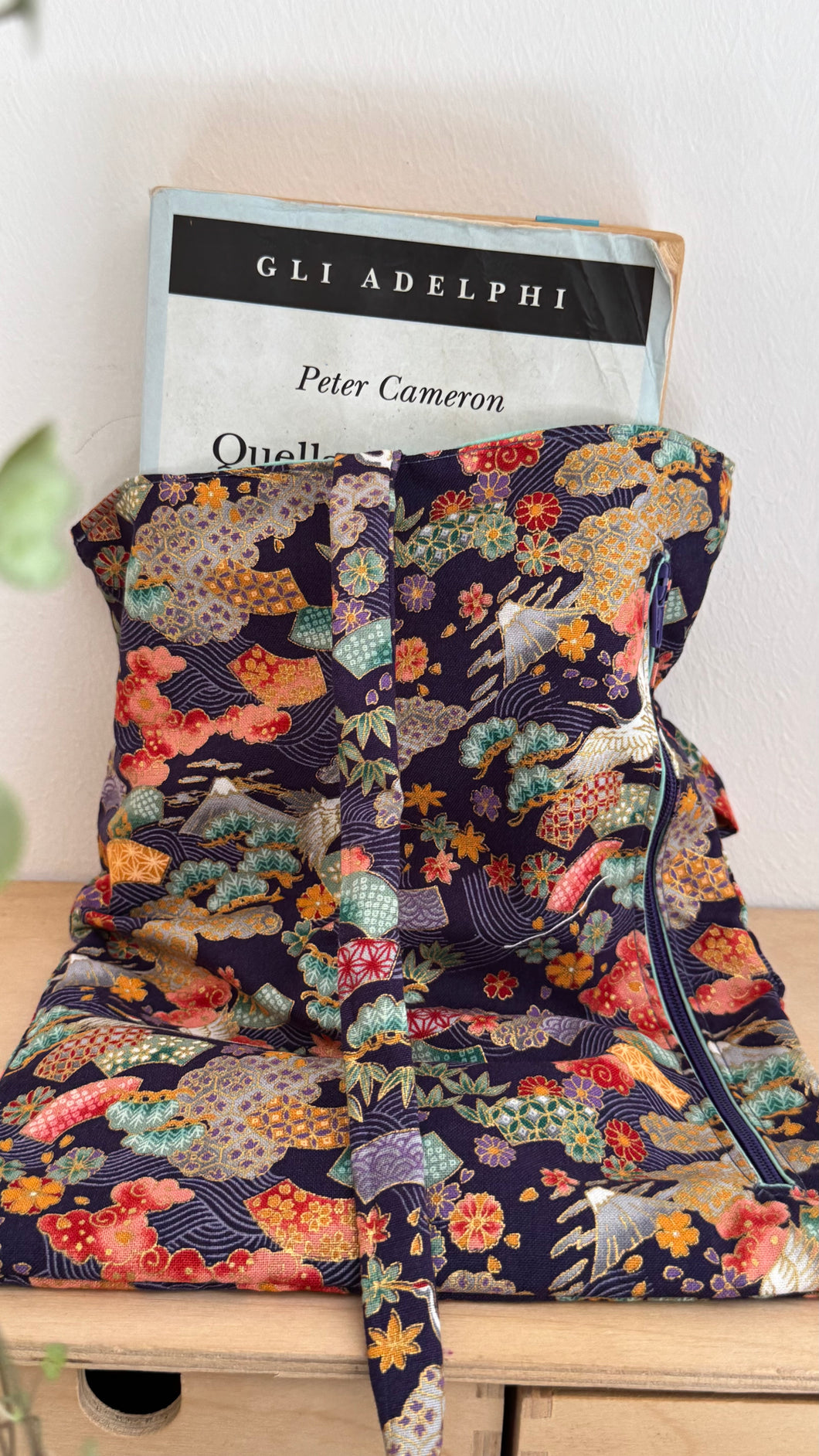 Custodia per libri (Maxi) - Blue & Gold (Nippori)