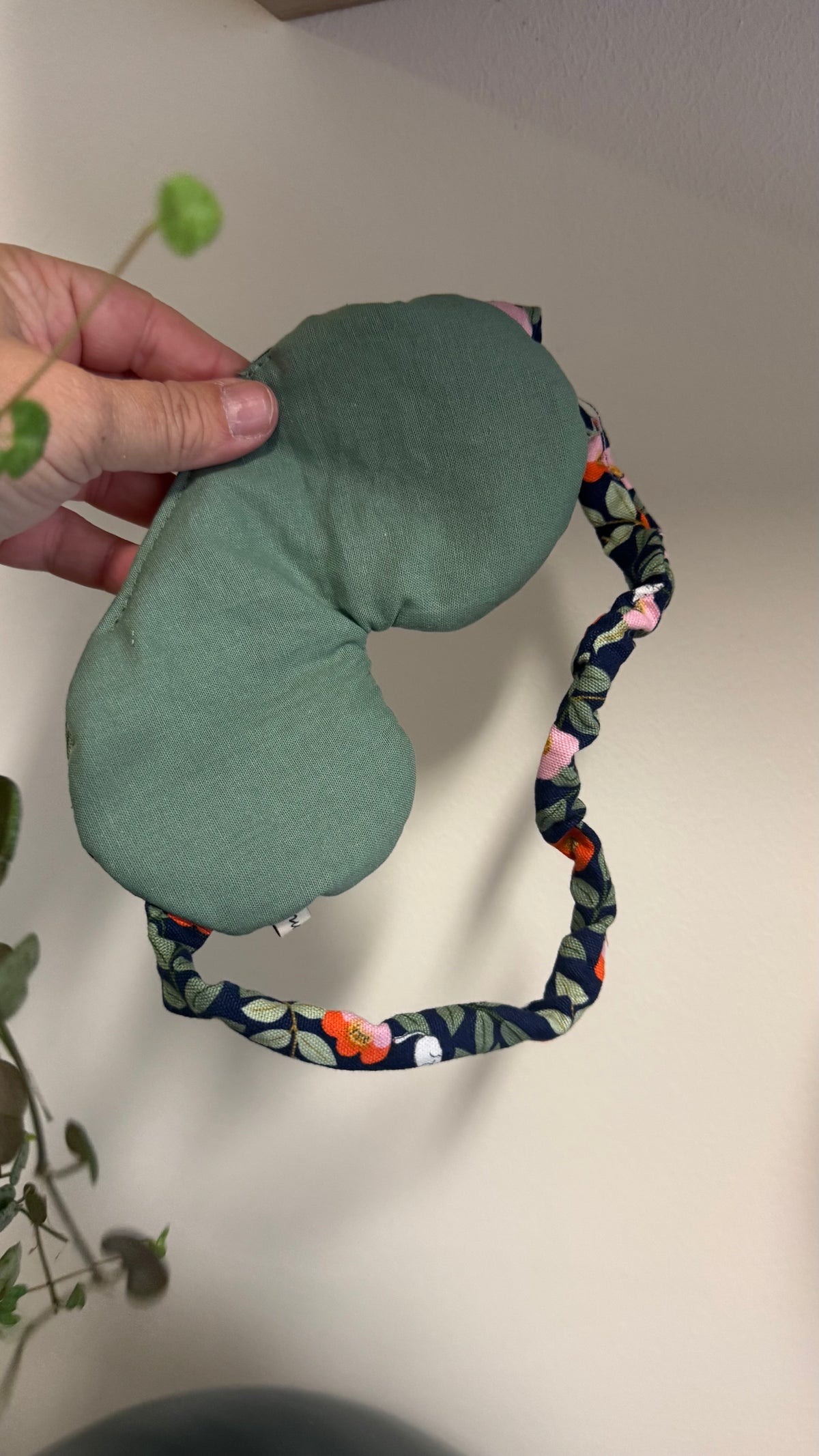 Nuvola (sleep mask) - Fiori Arancio Gattini (Hanbok)