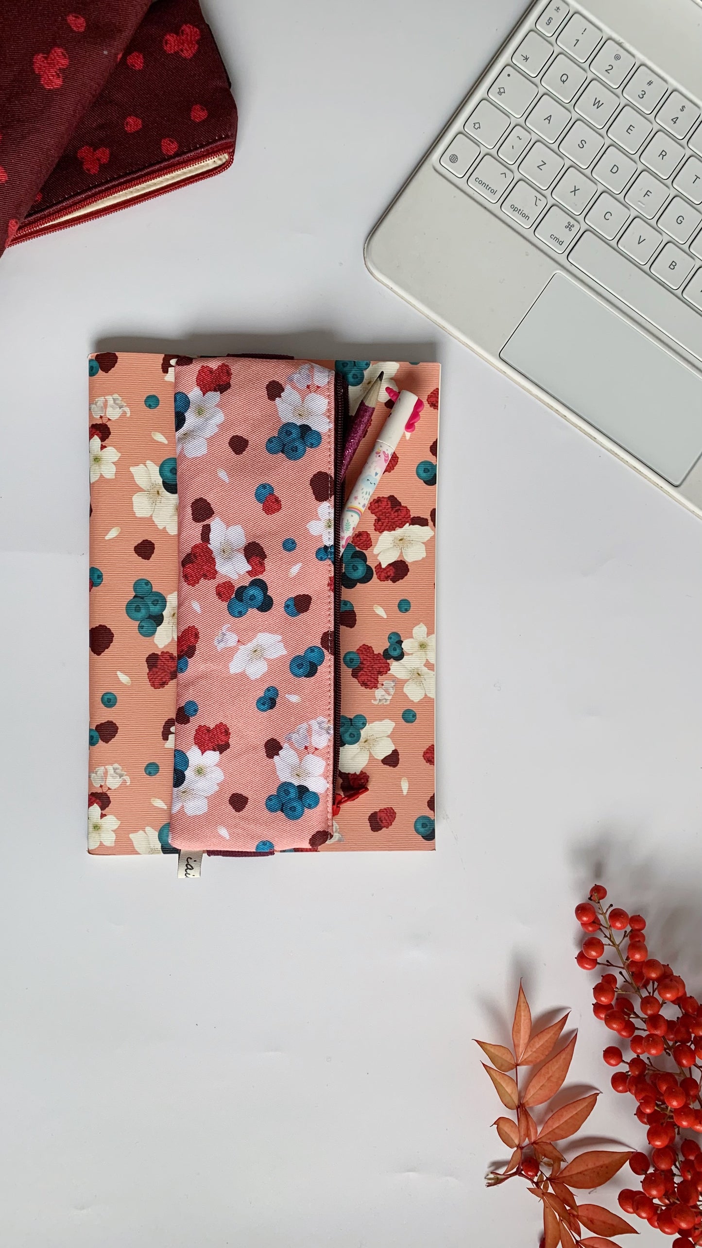 Quaderno A5 - Lamponi e Mirtilli