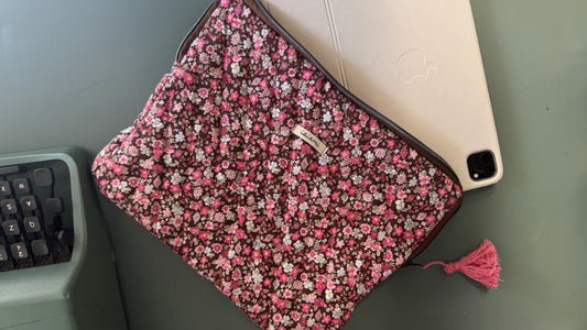 Sleeve trapuntata taglia S - Fiorellini Rosa (HANBOK)