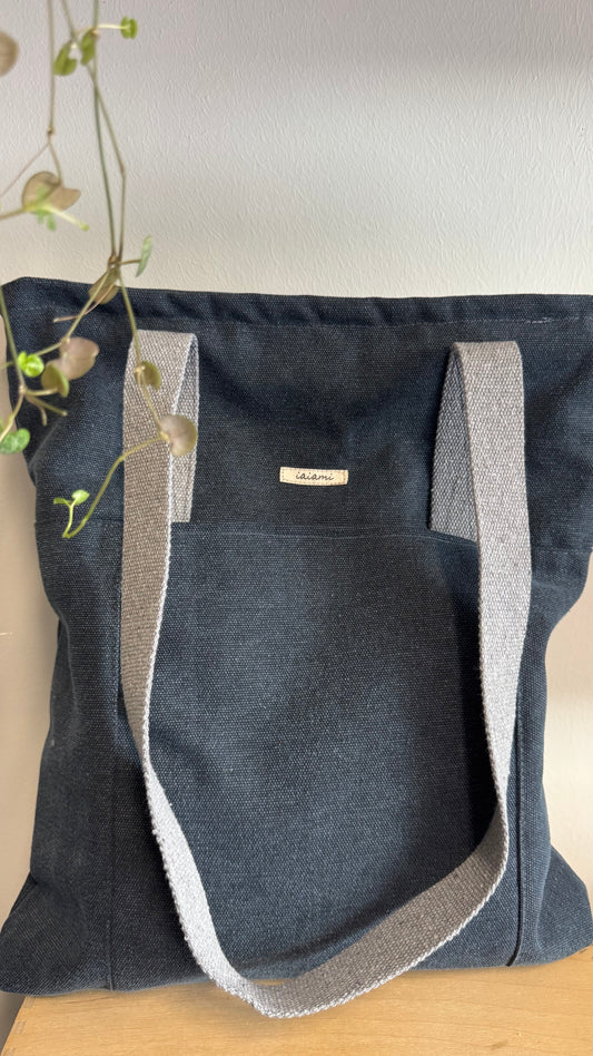 Tote Bag Tamalito - Navy /  Roselline (Hanbok)