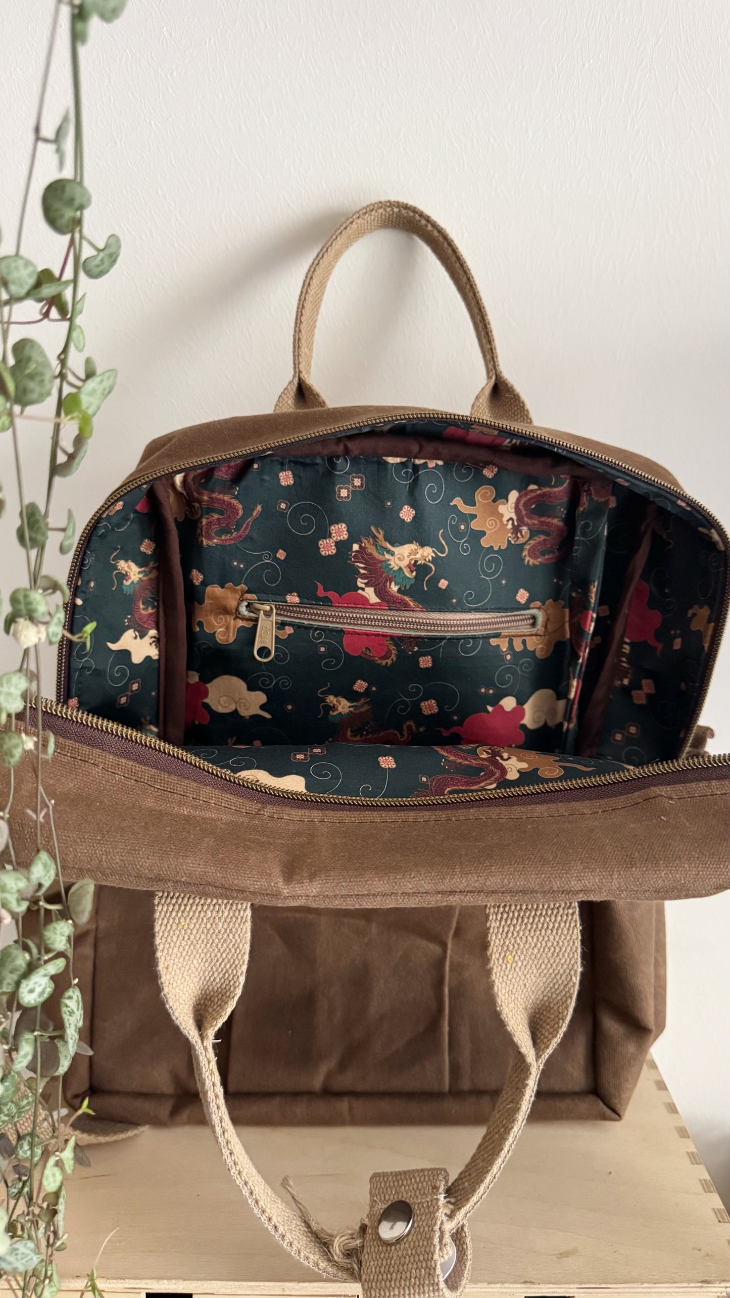 Zaino Tamalito (mini) - Brown/Dragon