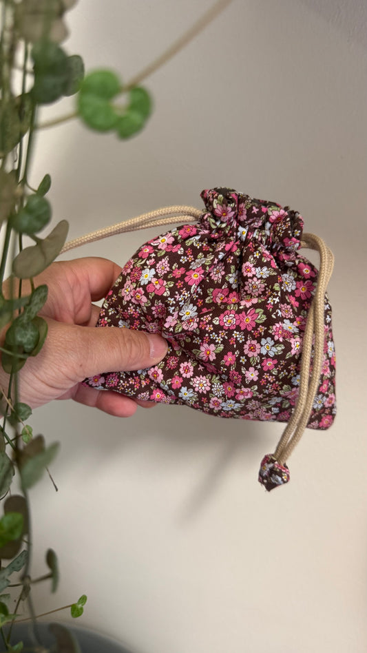 Sacchetto Nuvola - Fiorellini Rosa (HANBOK)