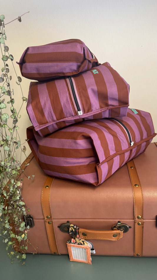 Pack & Go (Travel organizer) - Set Barcellona (Stripes)