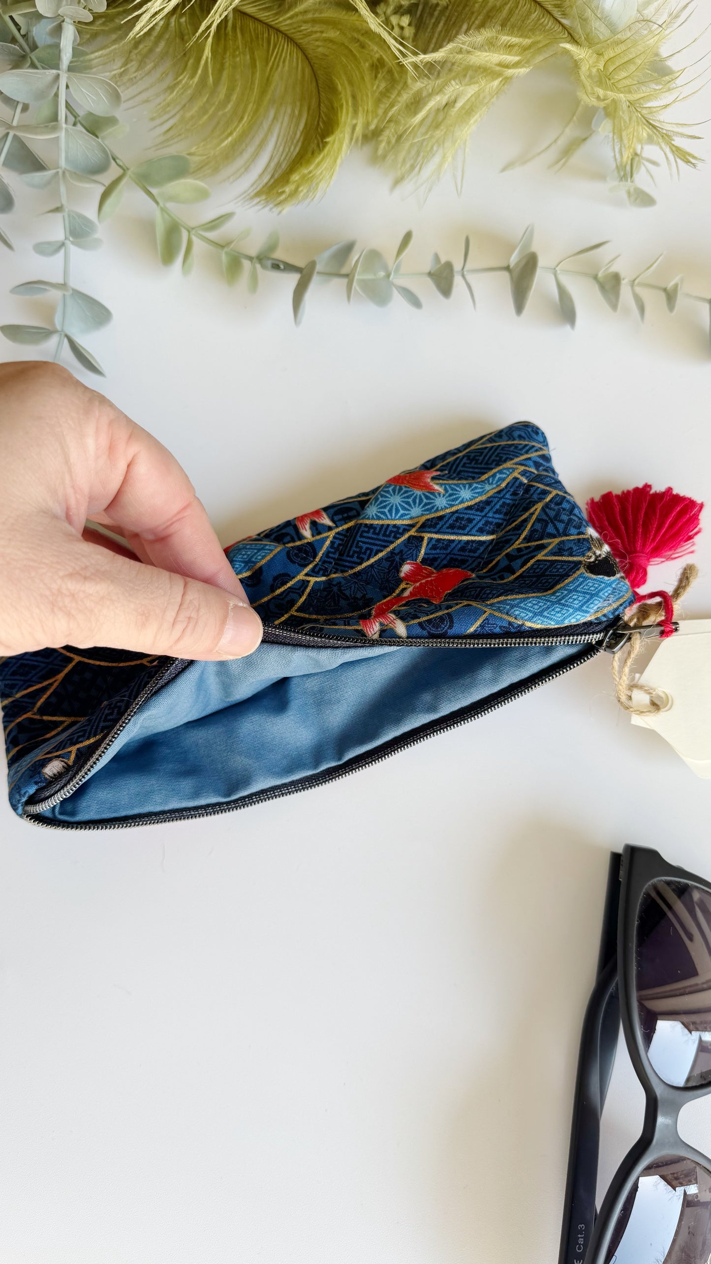 Astuccio trapuntato (Porta occhiali) - Carpe (Nippori)