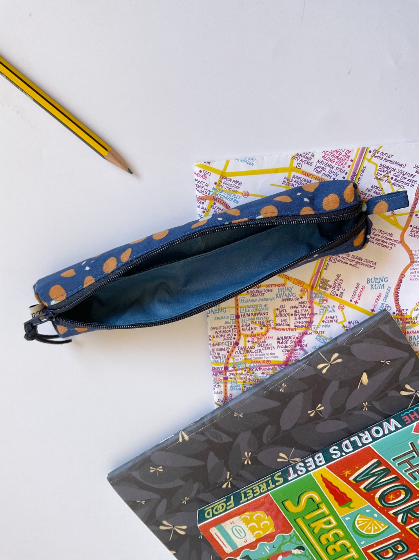 Astuccio Birillo - Blue Pois