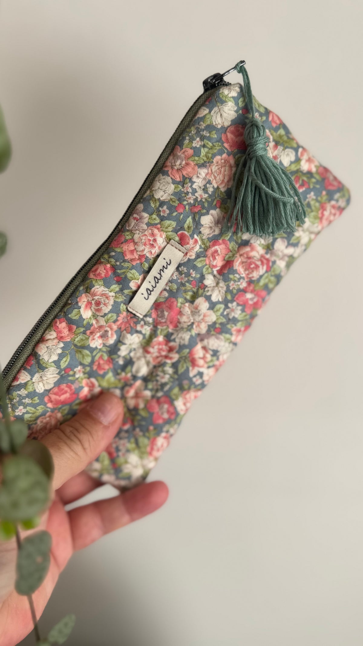 Astuccio trapuntato (Porta occhiali) - Fiorellini Multicolor (Hanbok)