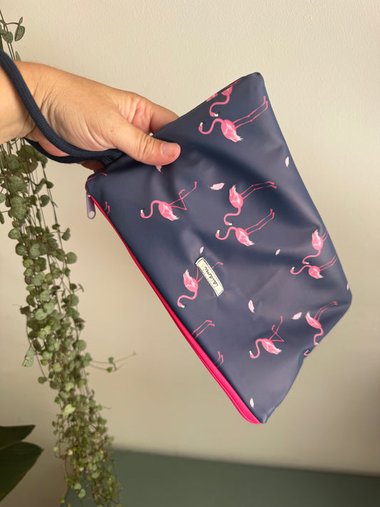 Gocce pochette Mini (idrorepellente) - Fenicotteri