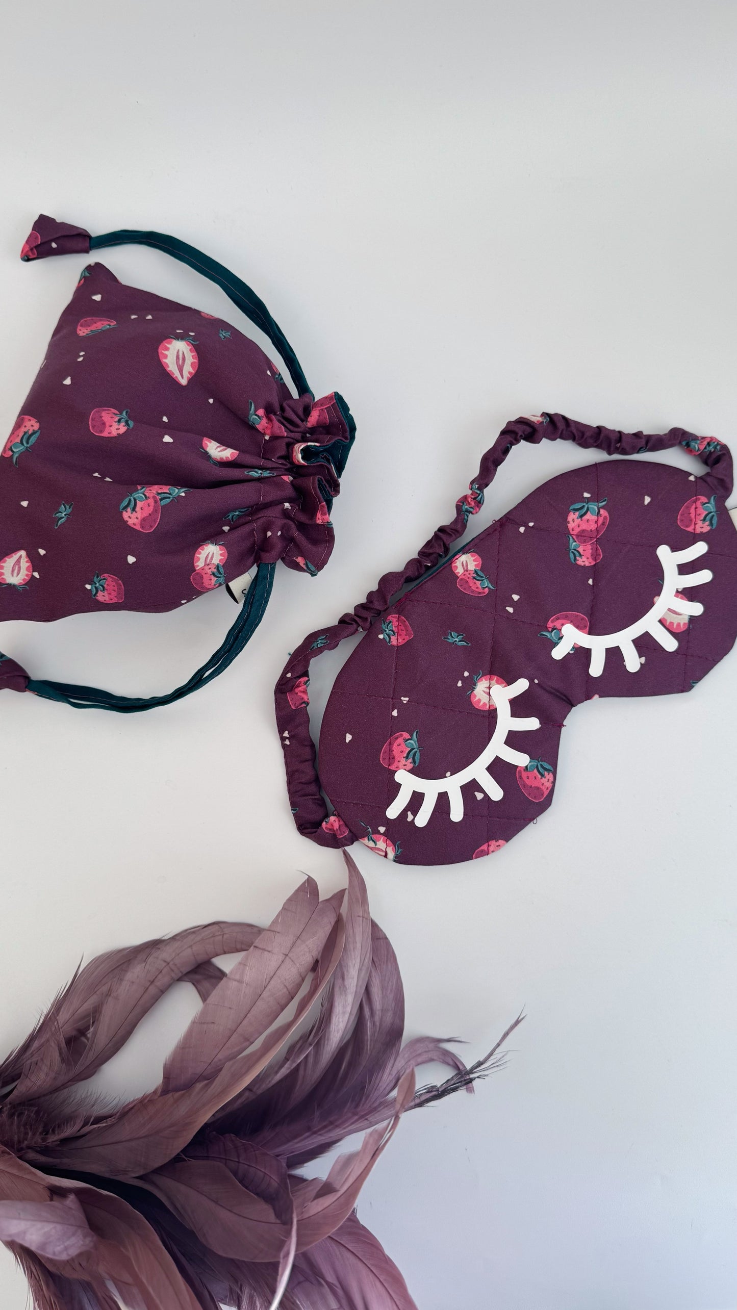 Nuvola (sleep mask) - Fragole con occhietti