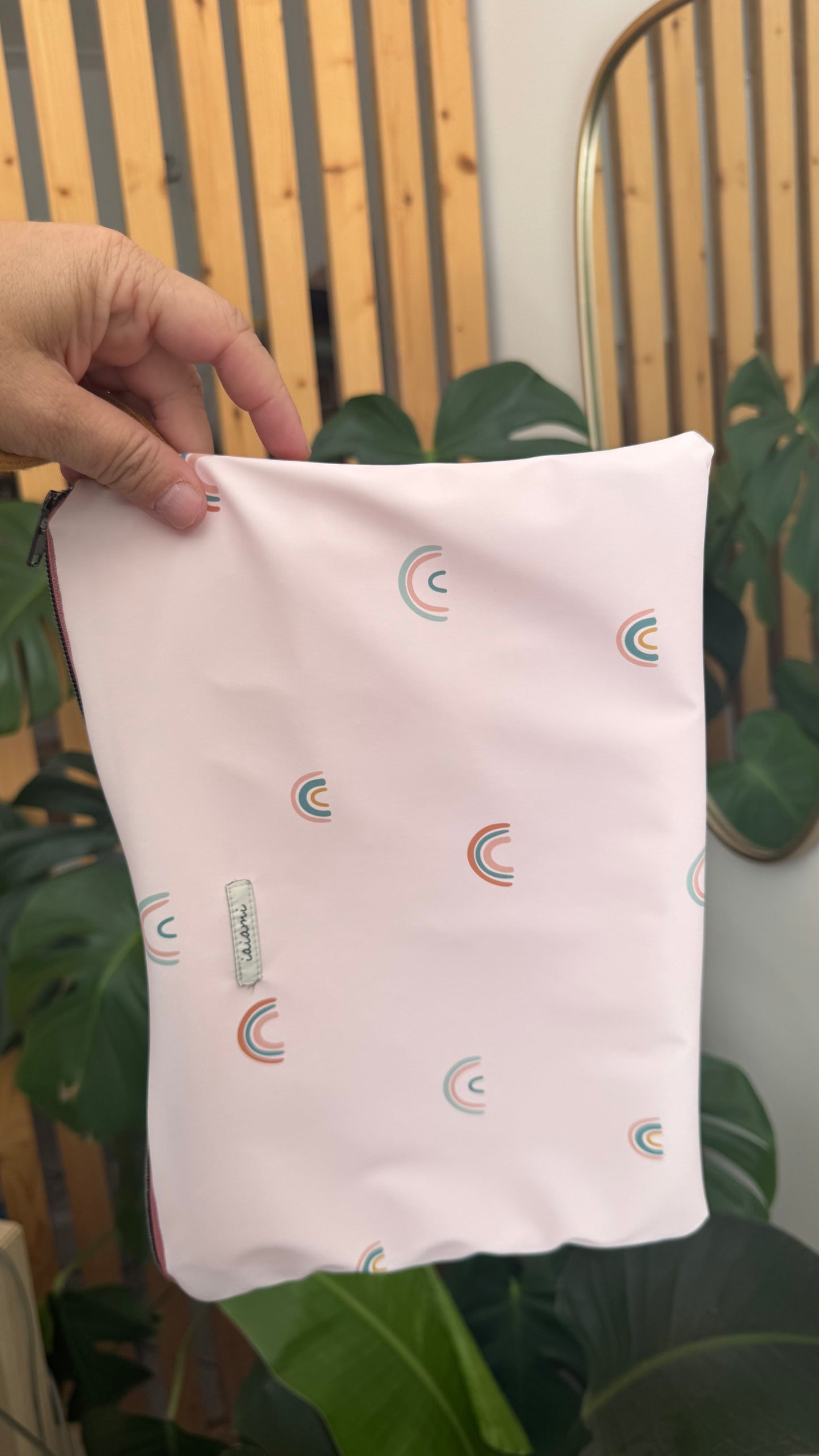 Gocce pochette Media (idrorepellente) - Arcobaleno