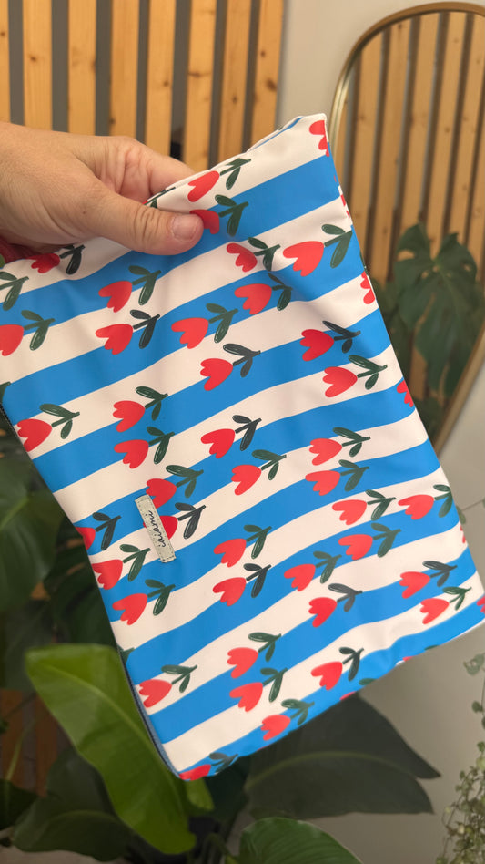 Gocce pochette Media (idrorepellente) - Tulipani