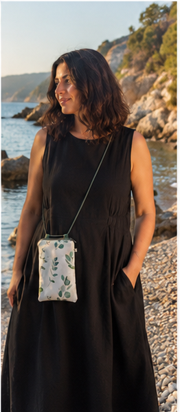 Porta cellulare Gocce (idrorepellente) - Foglie