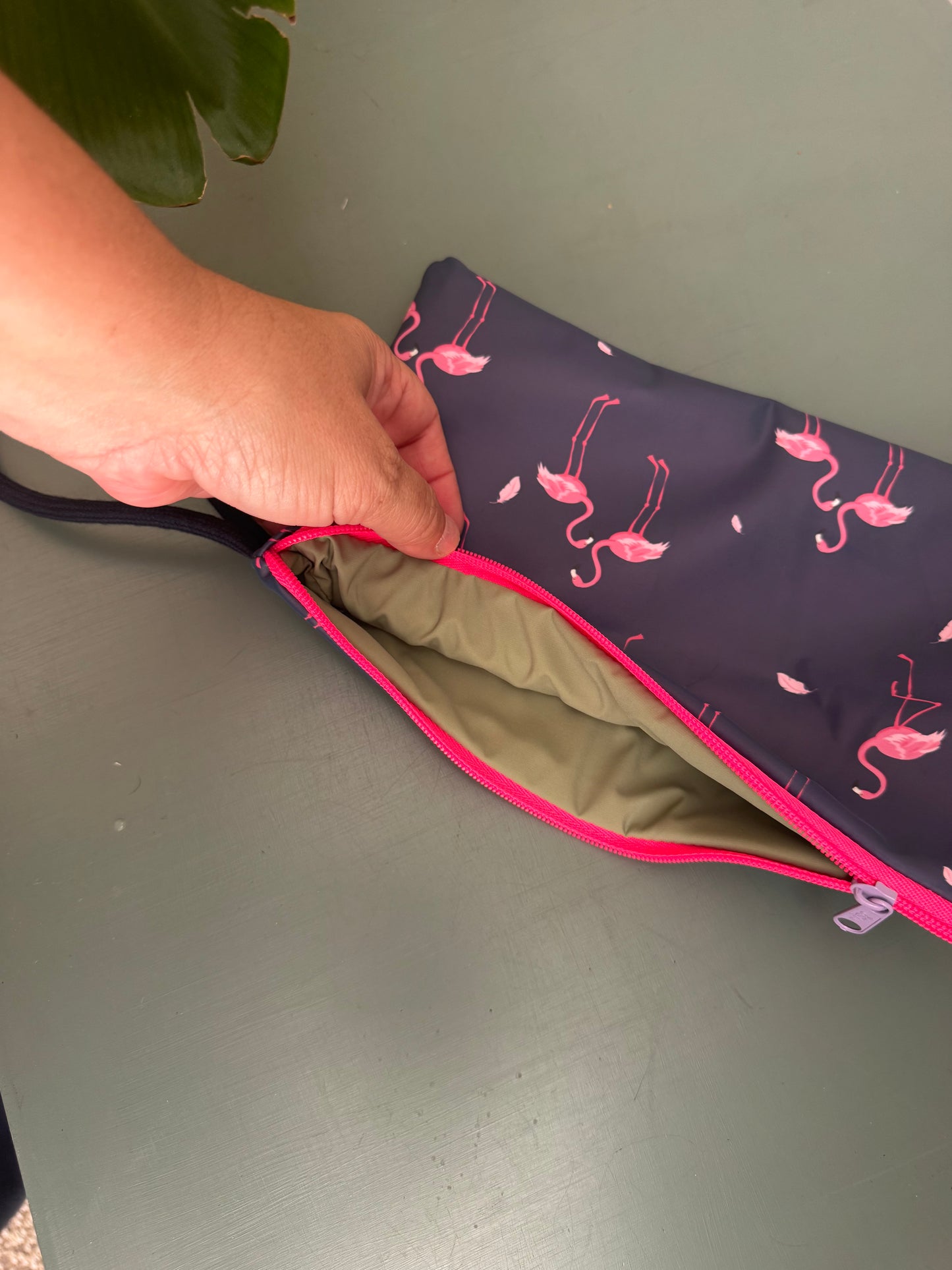 Gocce pochette Mini (idrorepellente) - Fenicotteri