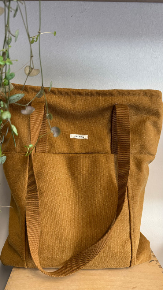 Tote Bag Tamalito - Curry /  Gingko Light