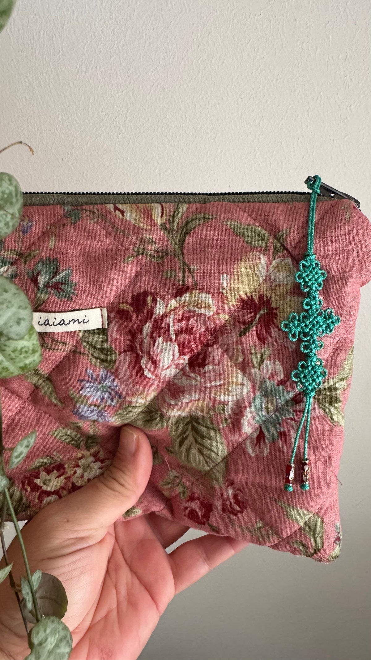 Pochette trapuntata Maxi - Rose con Maedeup nodino coreano(Hanbok) (Copia)