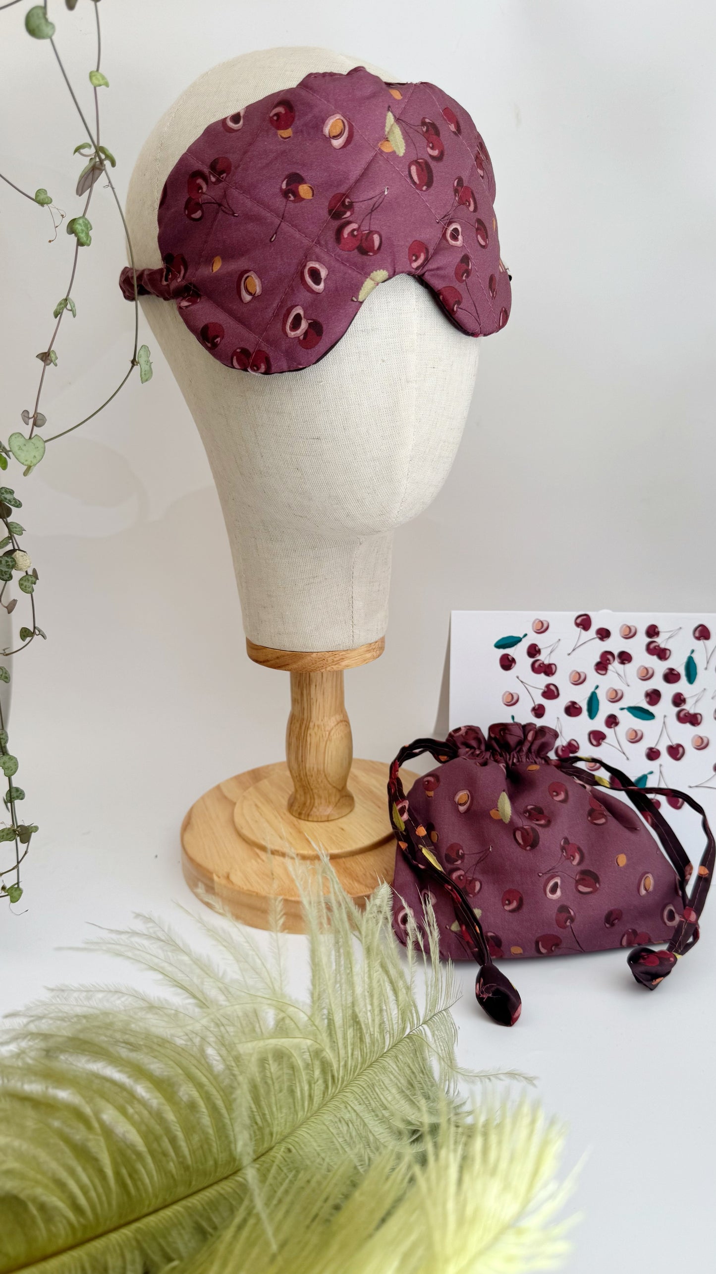 Nuvola (sleep mask) - Ciliegie Malva