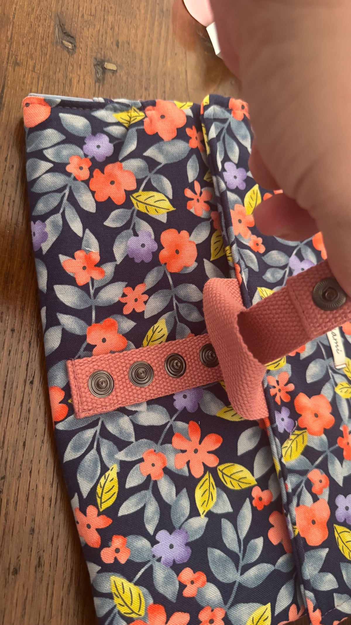Beauty Burrito MAXI- Fiori Arancio Blue (HANBOK)