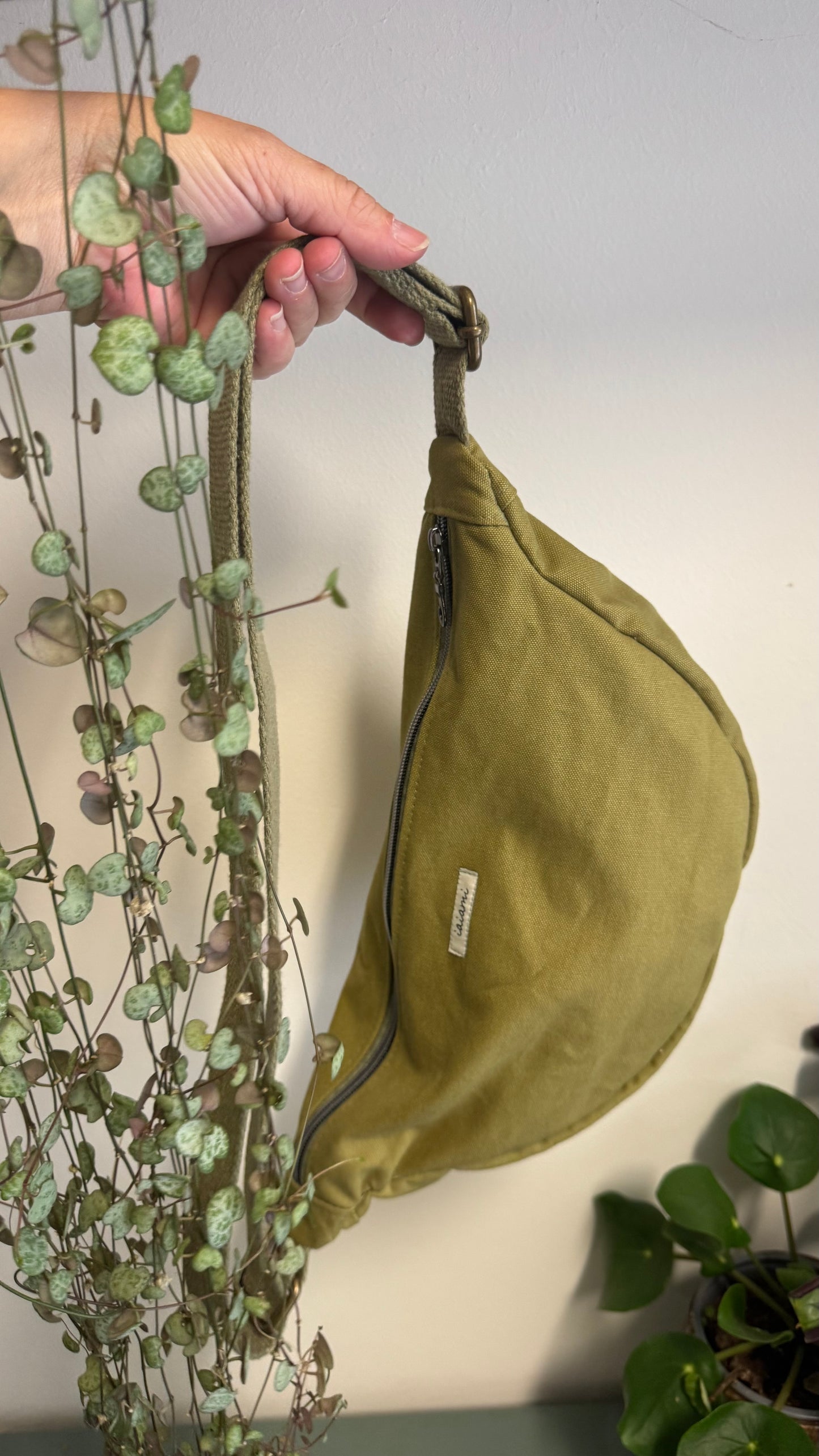 Moon Bag - verde acido /Airone (Nippori)