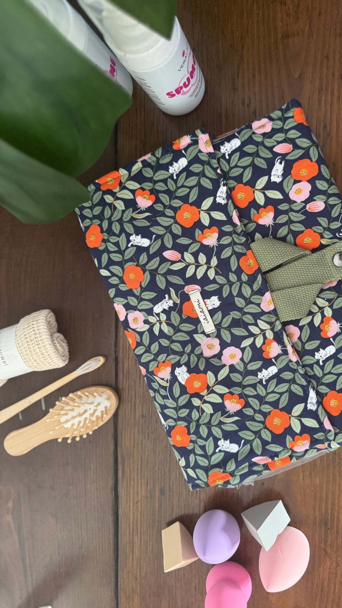Beauty Burrito MAXI- Fiori Arancio Verde (HANBOK)