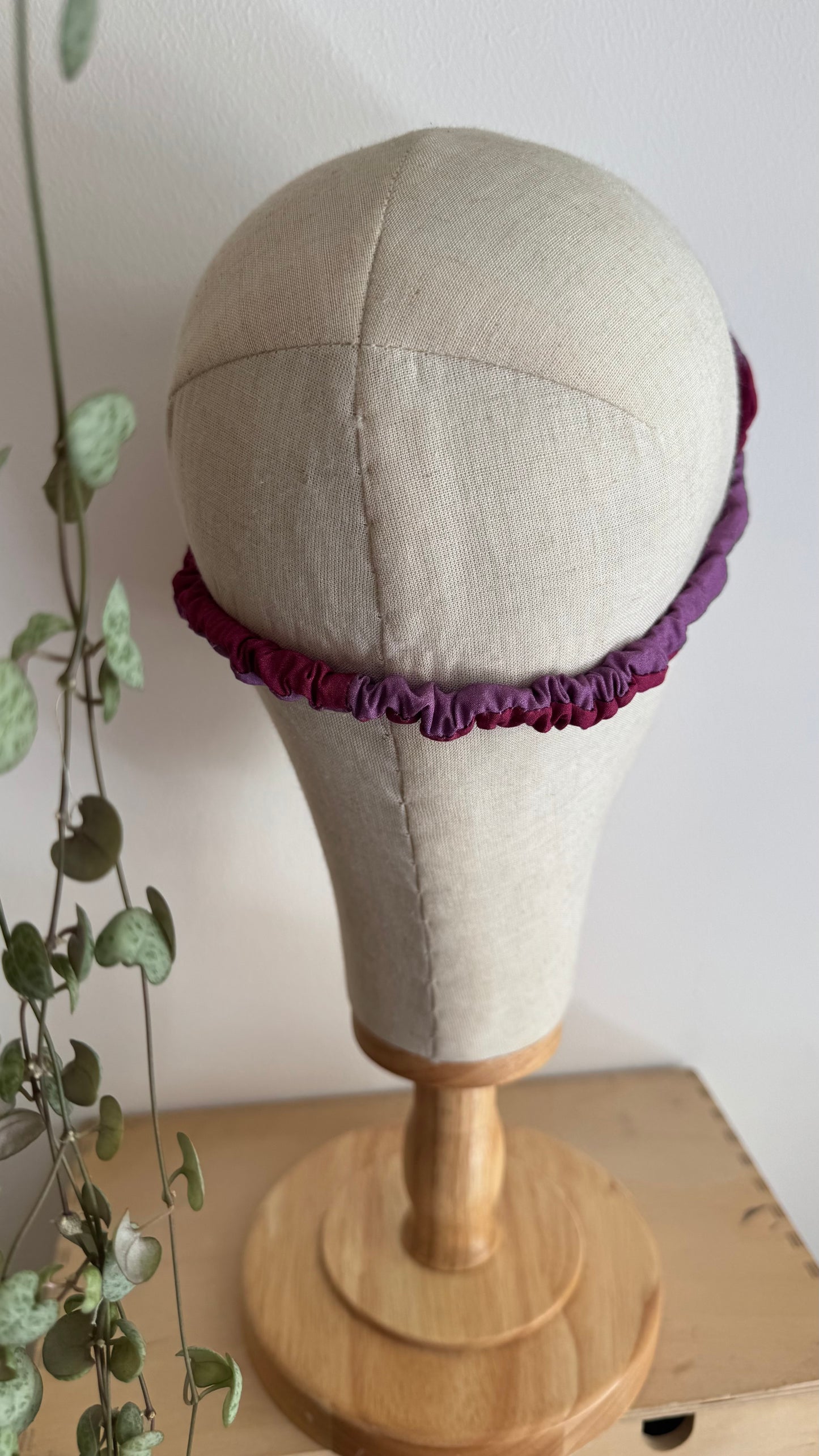 Nuvola (sleep mask) - Fucsia & Violetto (Stripes)