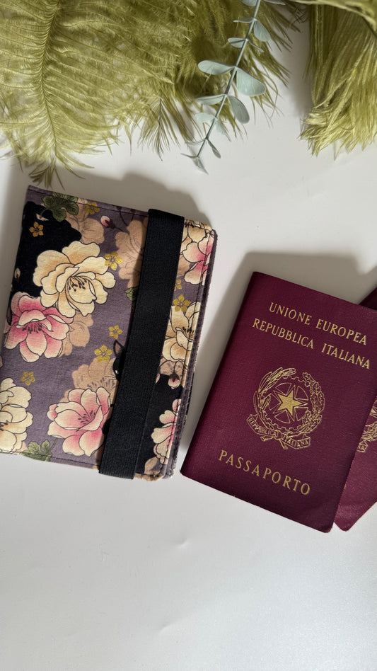 Porta Passaporto - Gatto Nero (Nippori)