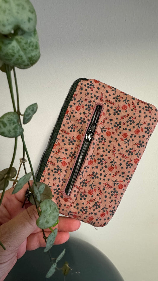 Pocket Pochette (Mini) - Fiori e Foglie Verdi (Hanbok)