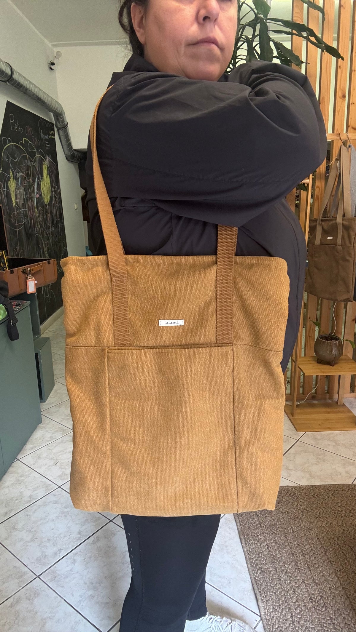 Tote Bag Tamalito - Curry /  Gingko Light