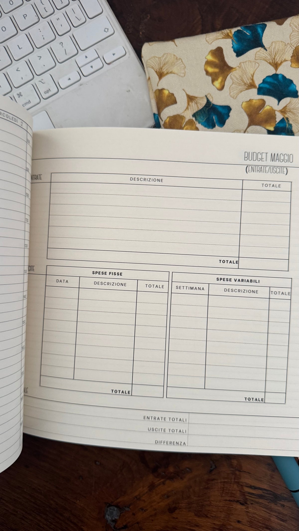 Agenda settimanale - Gingko Light
