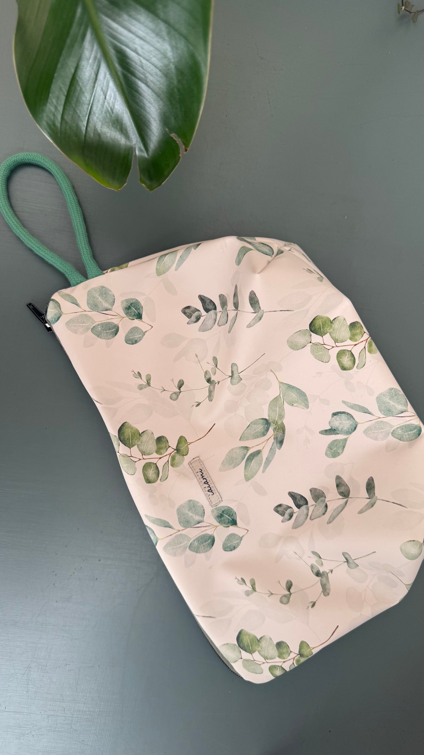 Gocce Pochette Maxi (idrorepellente) - Foglie