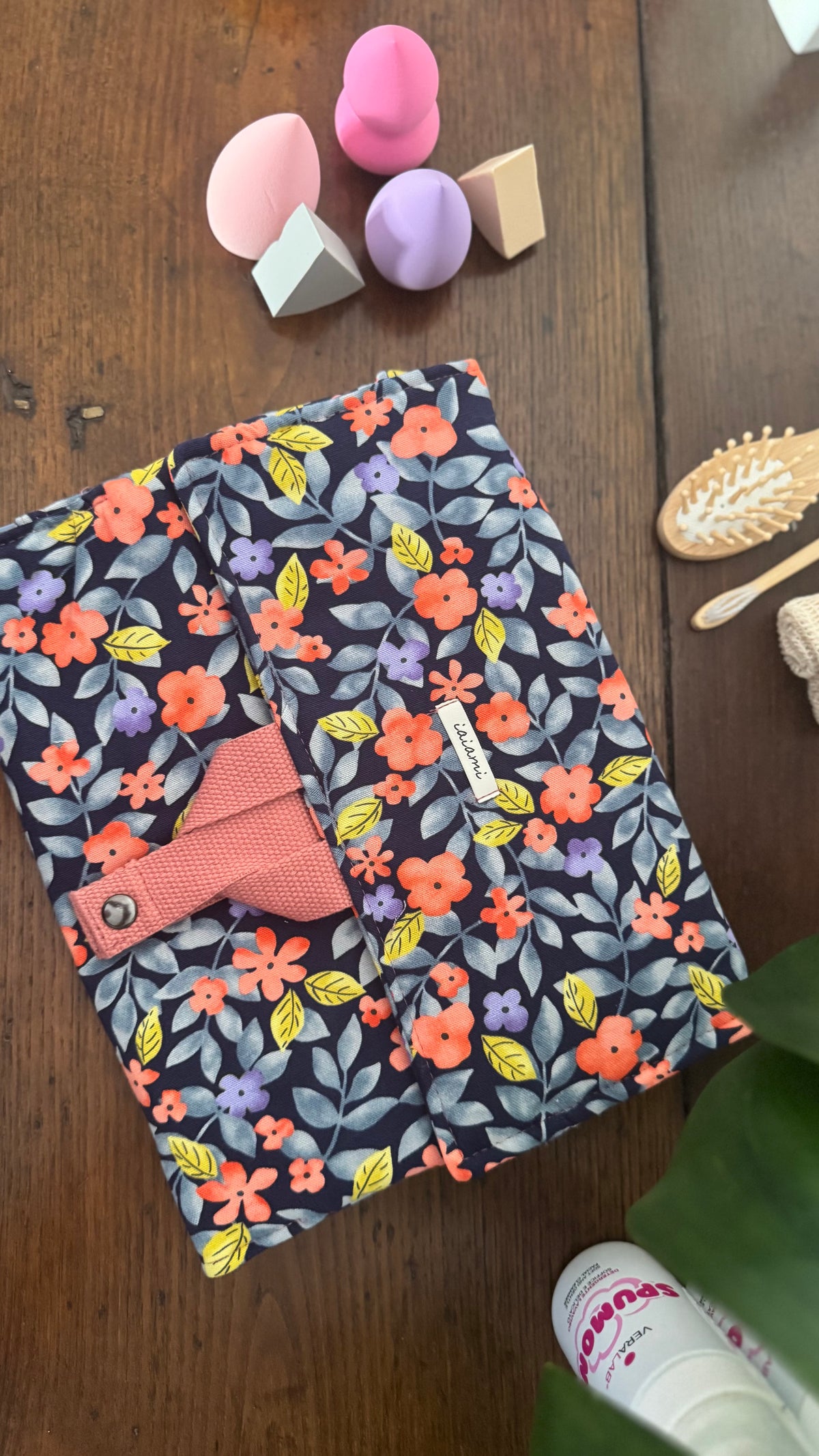 Beauty Burrito MAXI- Fiori Arancio Blue (HANBOK)