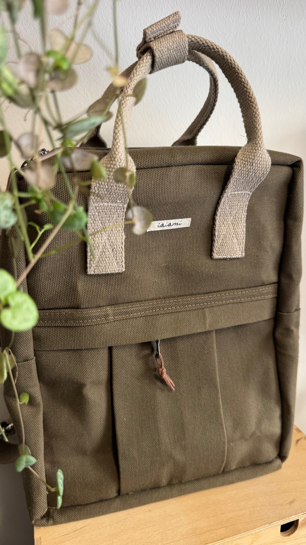 Zaino Tamalito (mini) - Verde Oliva/Pavone (Nippori)