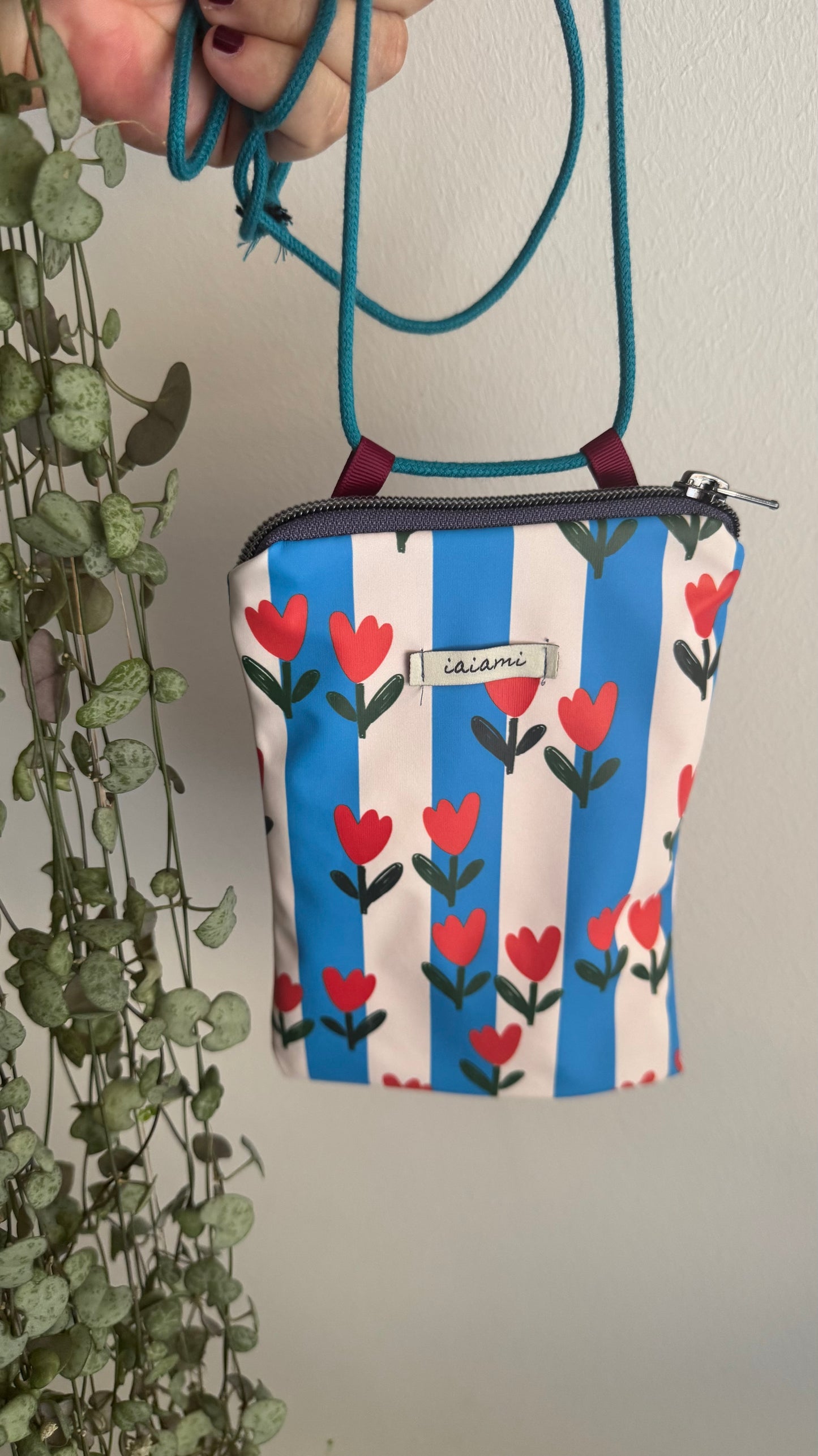 Porta cellulare Gocce (idrorepellente) - Tulipani