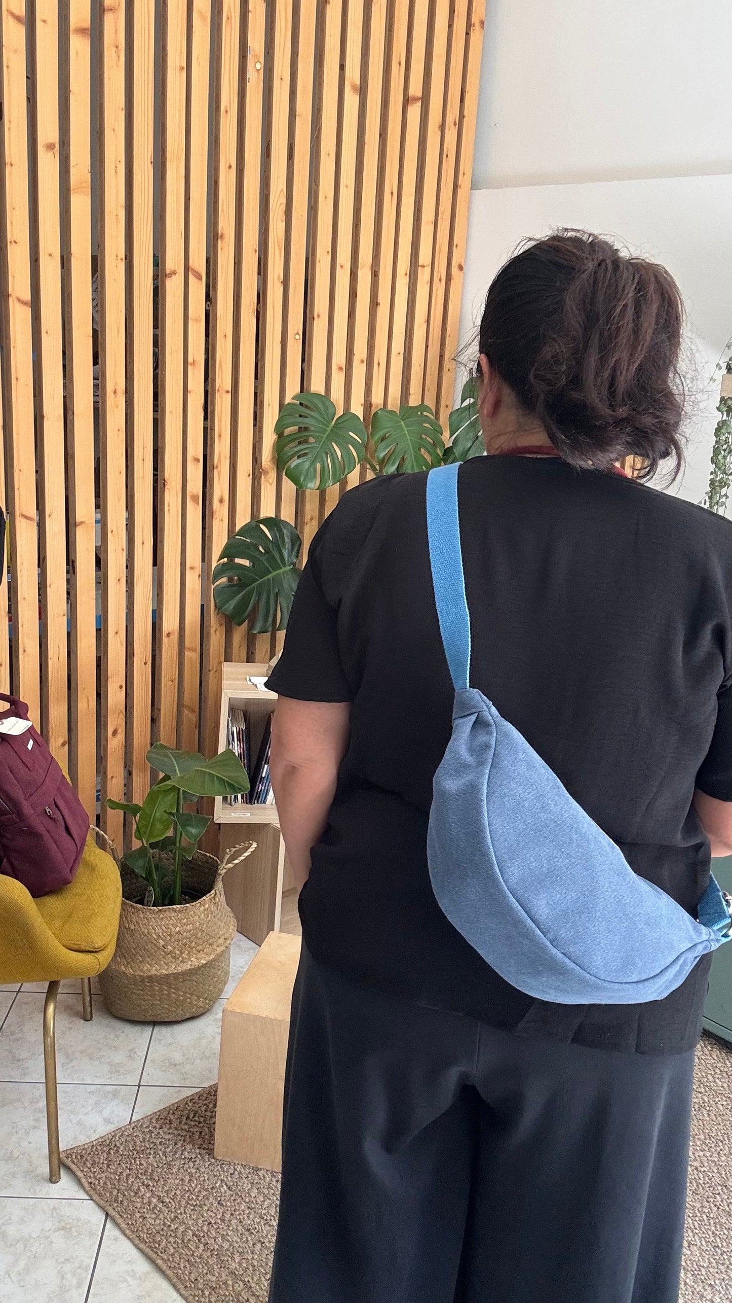 Moon Bag - Blue jeans /Origami (Nippori)