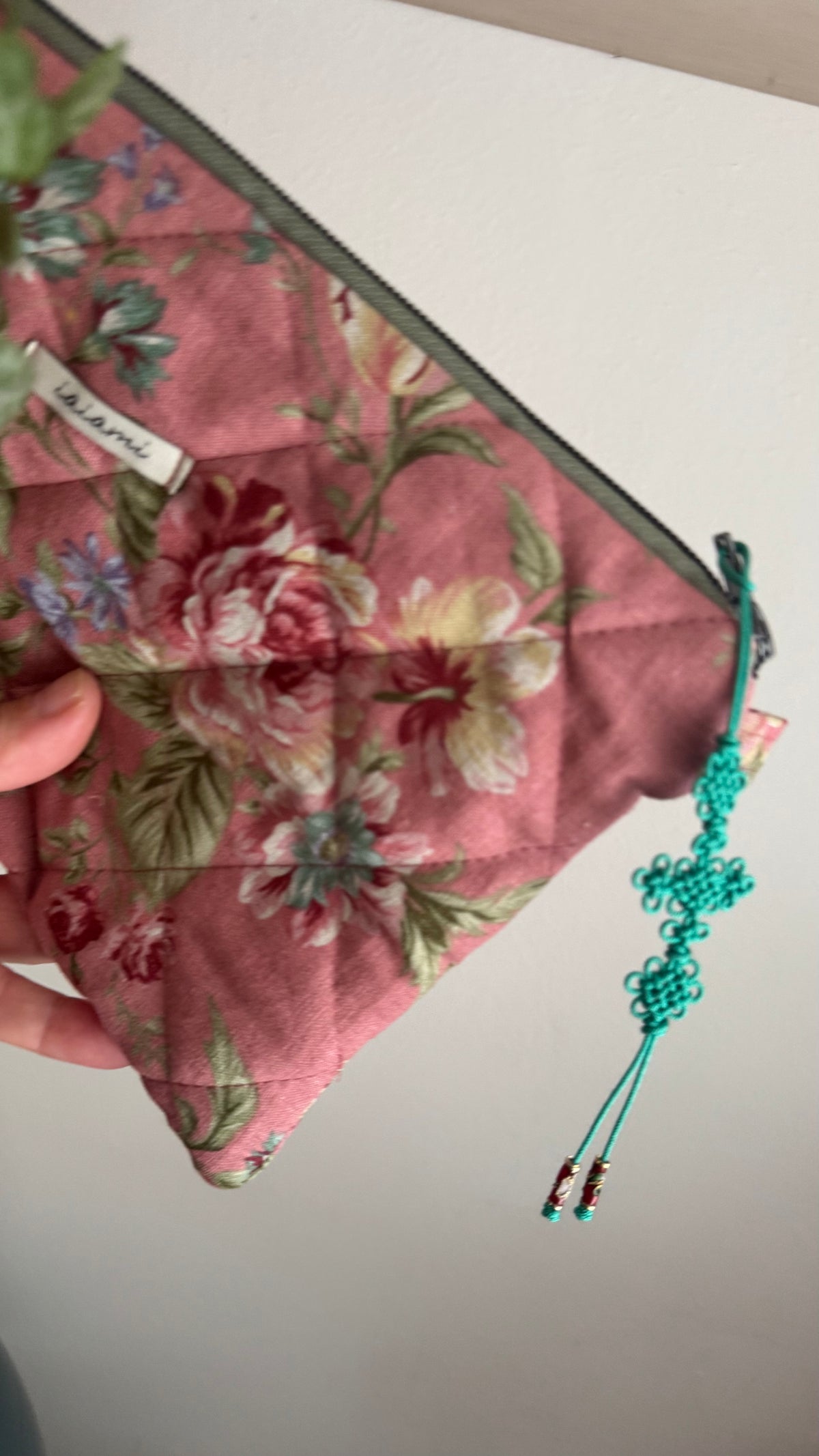 Pochette trapuntata Maxi - Rose con Maedeup nodino coreano(Hanbok) (Copia)