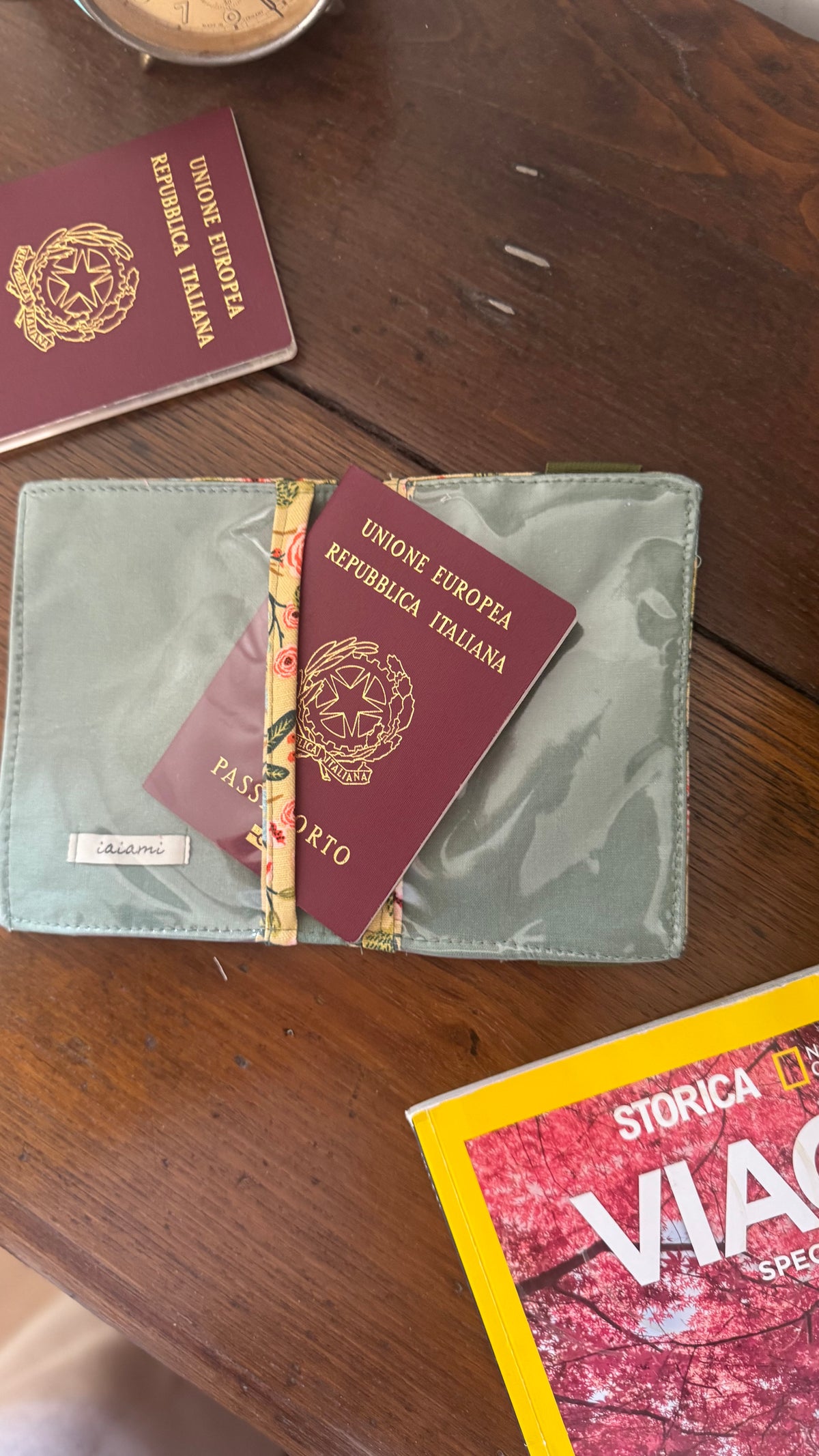 Porta Passaporto -  Giungla (Hanbok)
