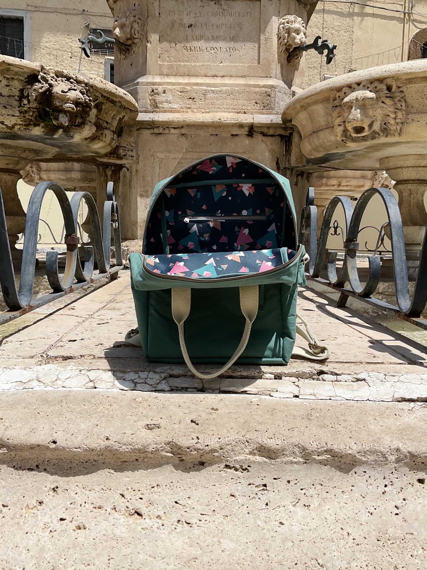 Zaino Tamalito (mini) - smokey green/80’s