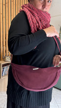 Carica l'immagine nel visualizzatore di Gallery, Moon Bag - Bordeaux/Airone (Nippori)
