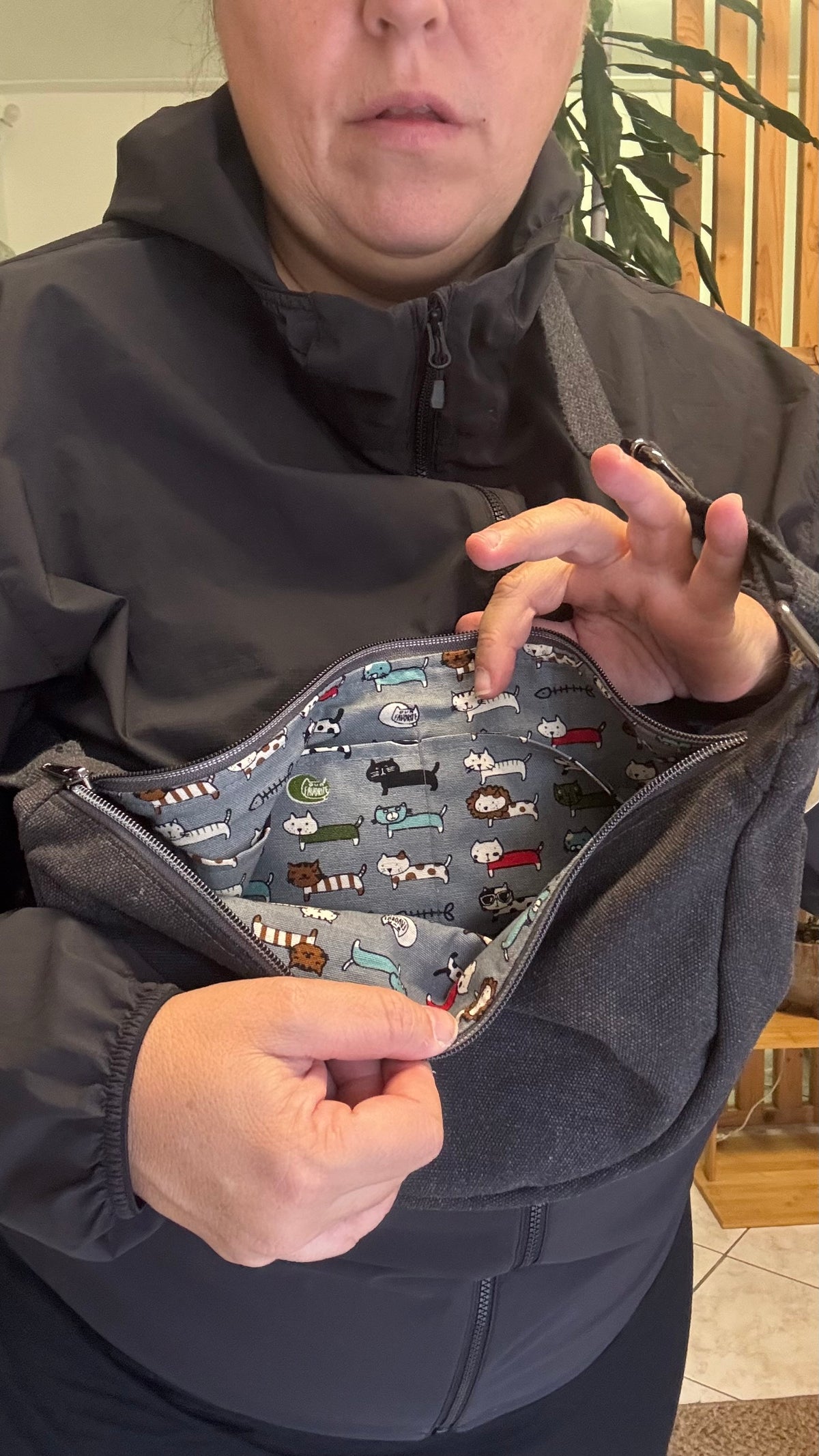 Moon Bag - Nera / Gattini (Hanbok)