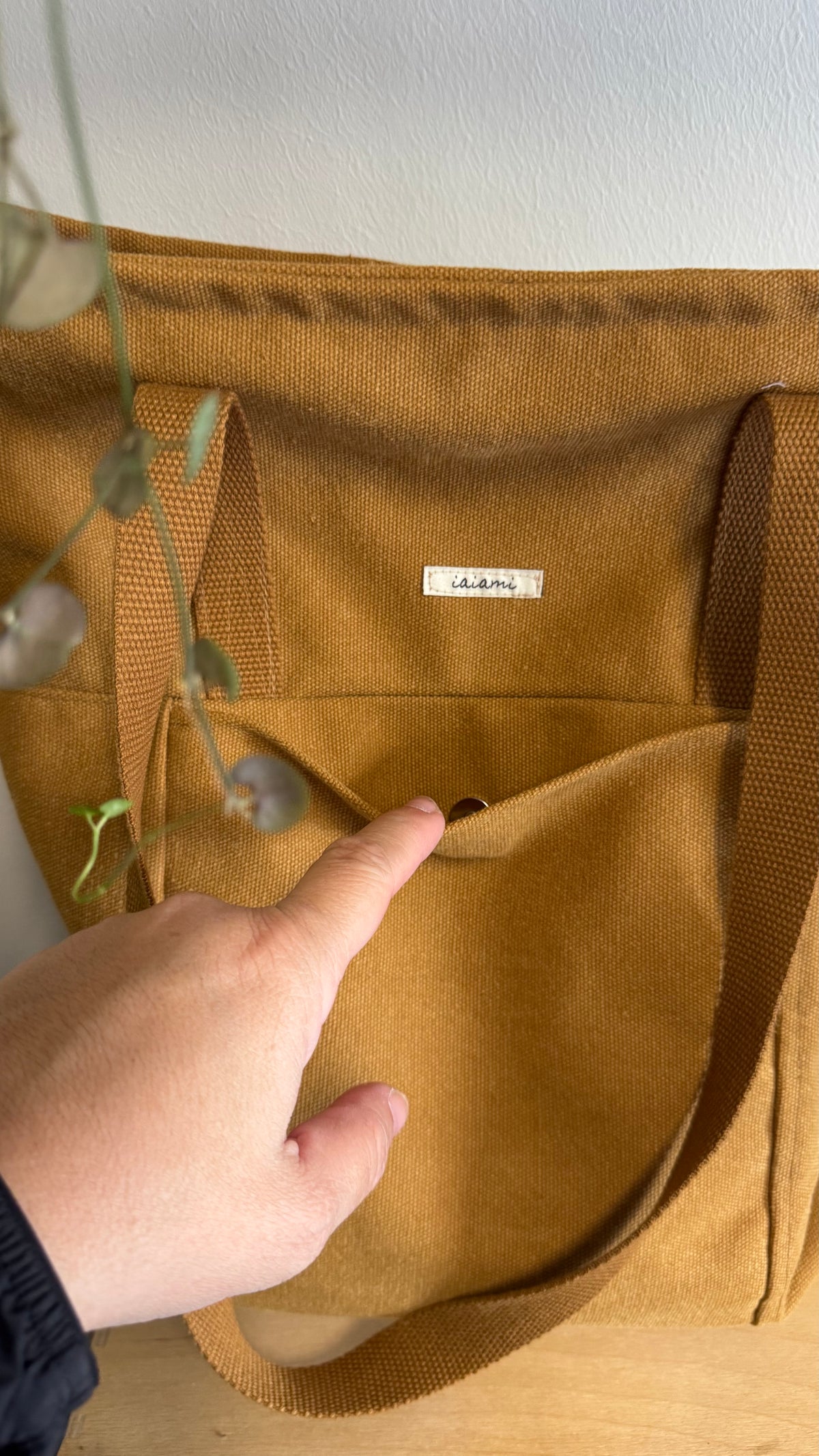 Tote Bag Tamalito - Curry /  Gingko Light