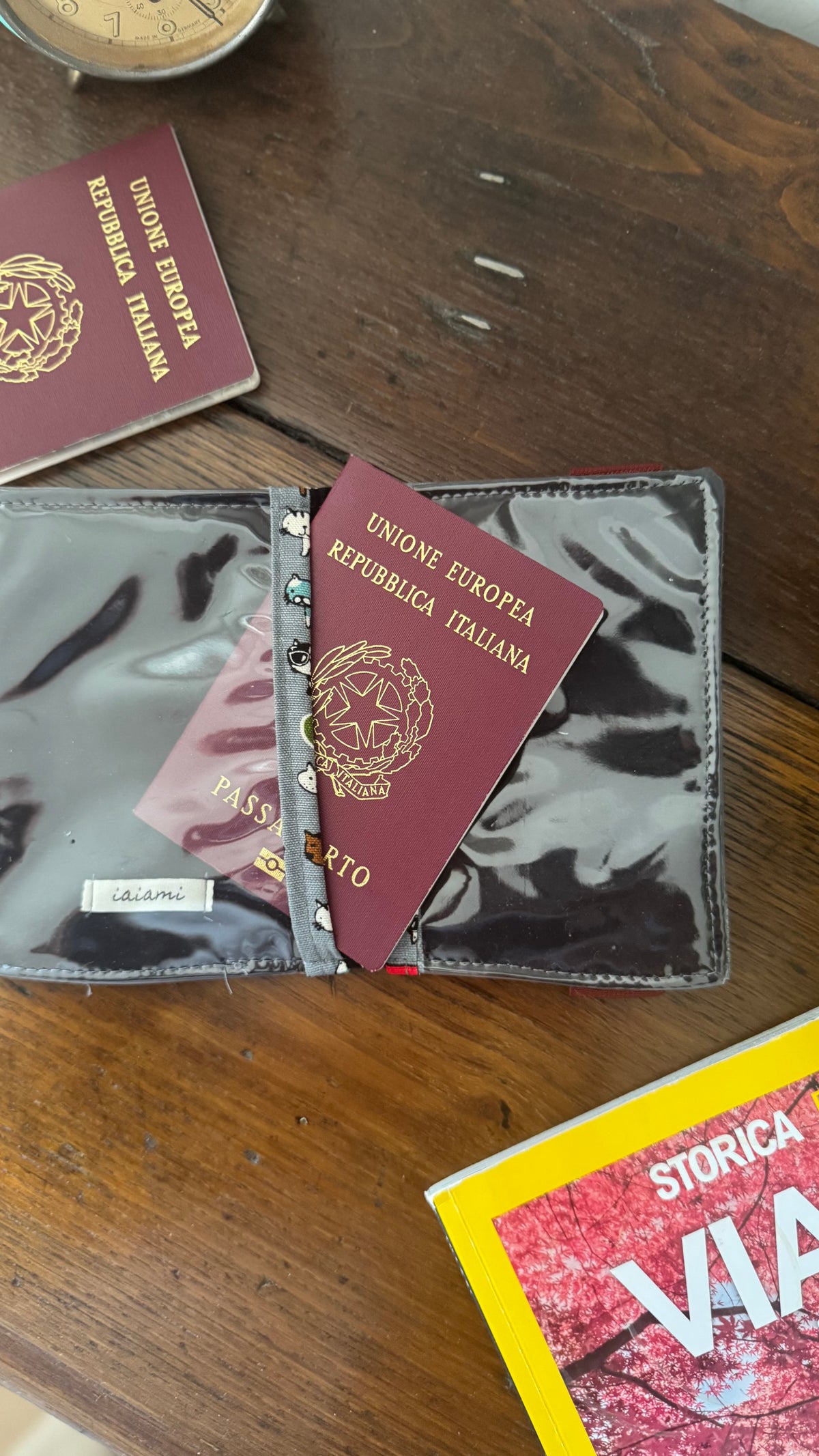 Porta Passaporto -  Gattini (Hanbok)