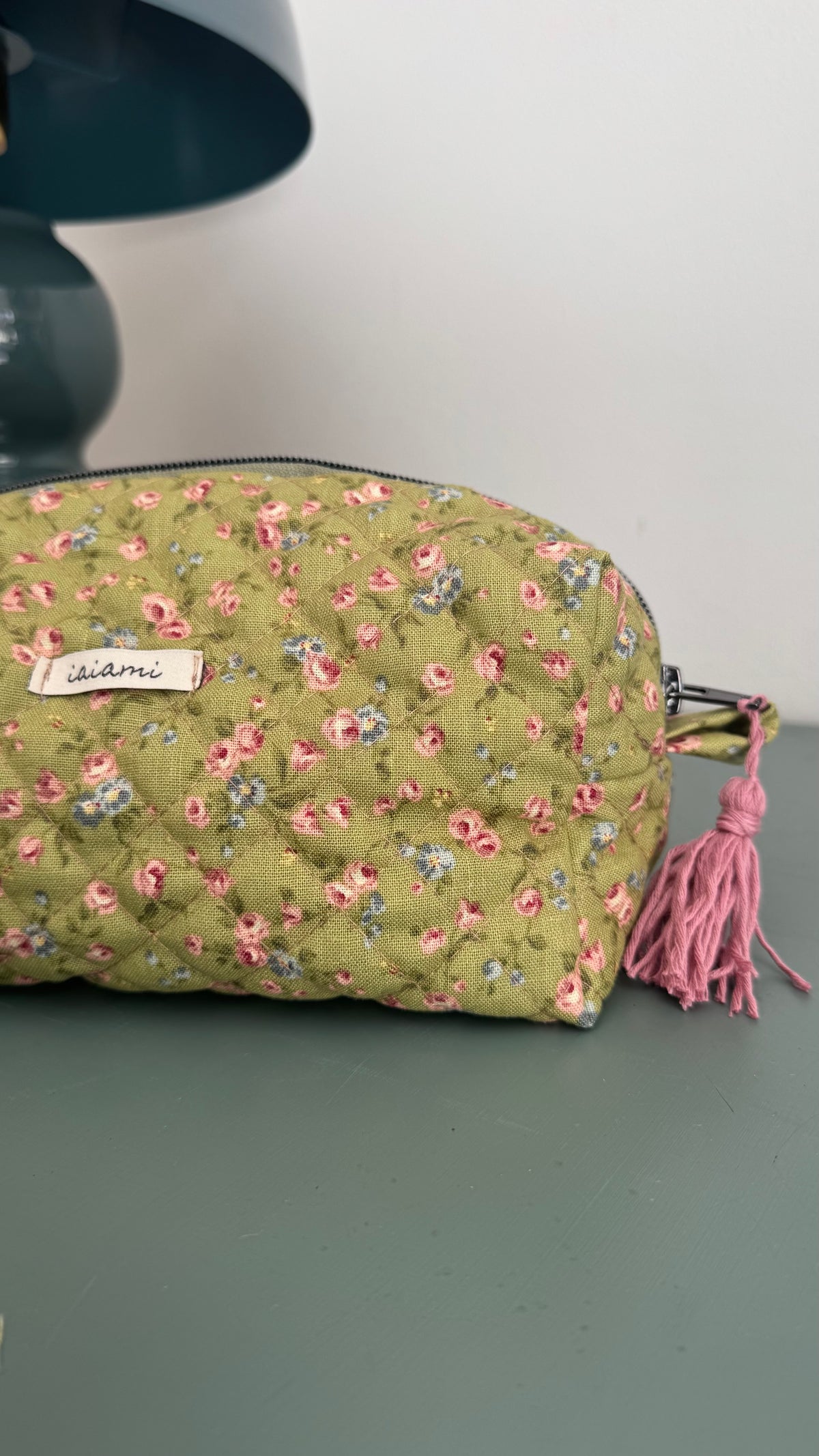 Cubotto trapuntato - Fiorellini Verde (Hanbok)