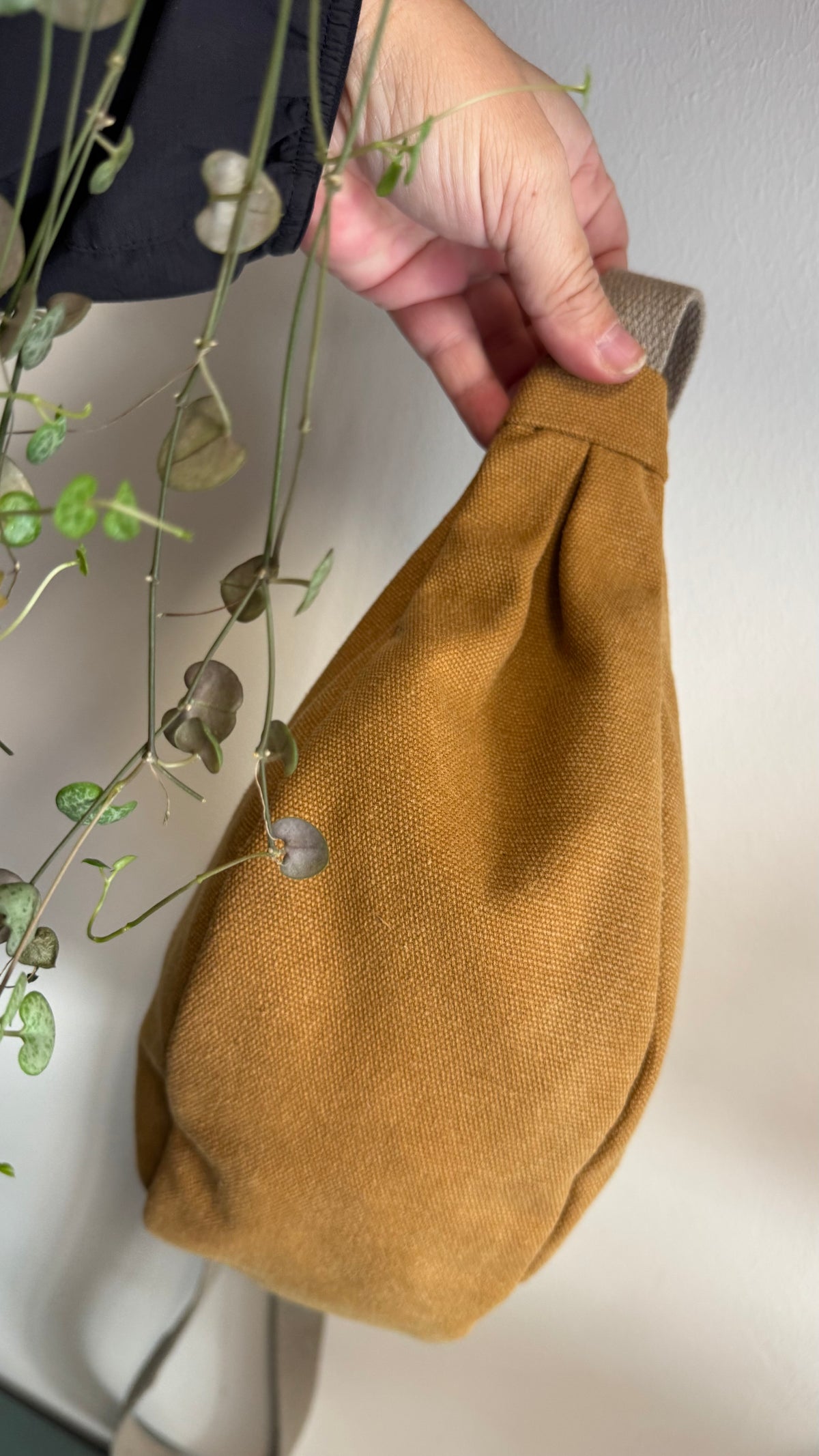 Moon Bag - Curry / Fiori Avana (Hanbok)