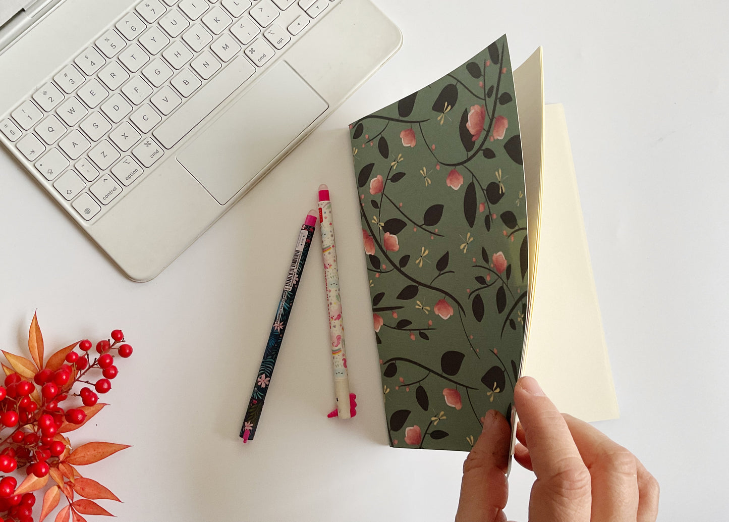 Quaderno Maxi - Magnolie e Libellule