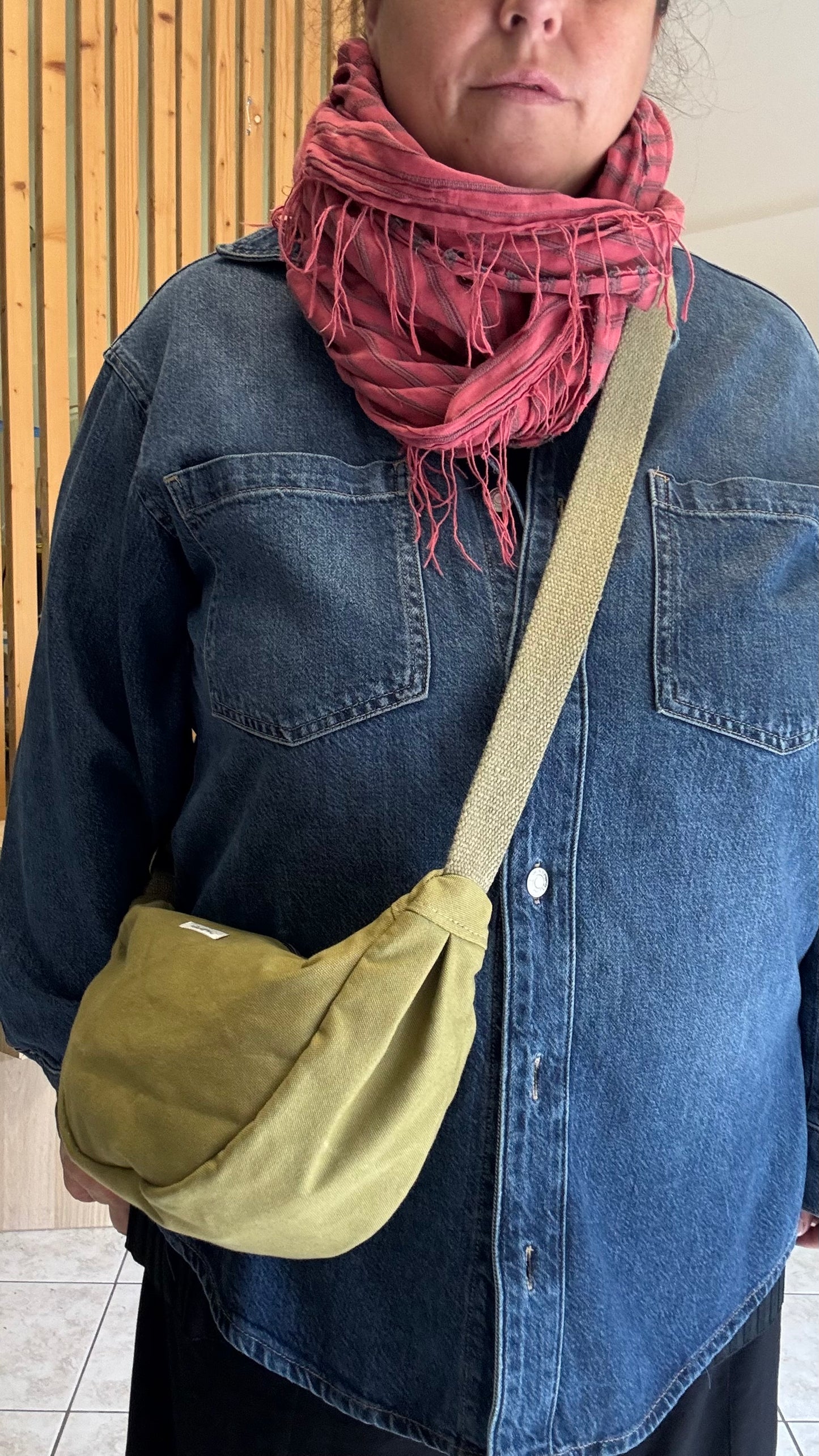 Moon Bag - verde acido /Airone (Nippori)