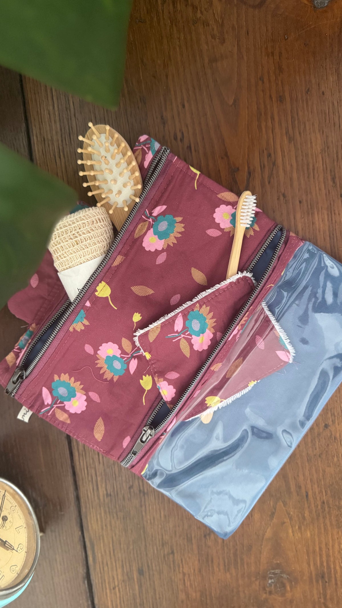 Beauty Burrito - Floral Burgundy (Hanbok)