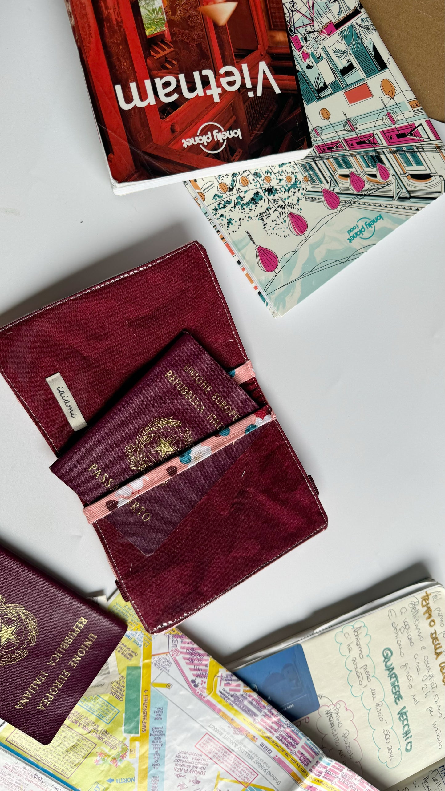 Porta Passaporto - Lamponi e Mirtilli