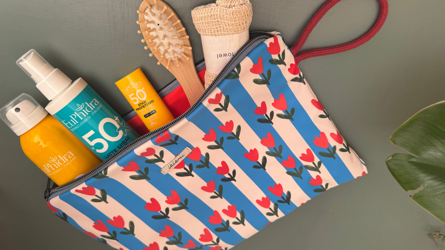 Gocce pochette Media (idrorepellente) - Tulipani