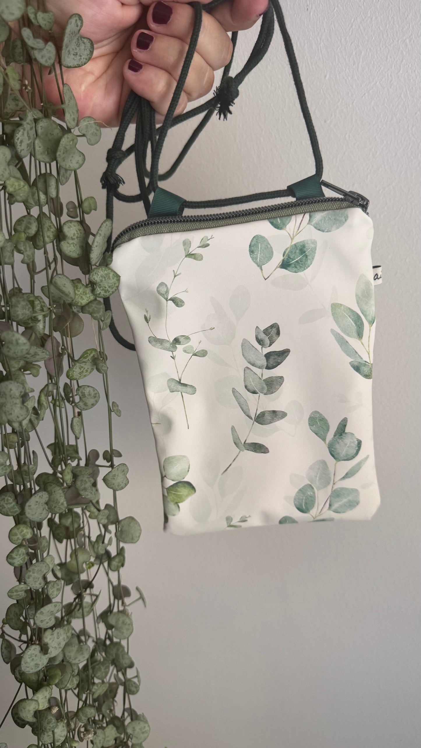 Porta cellulare Gocce (idrorepellente) - Foglie